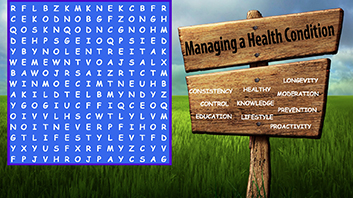 Managing Health Conditions Word Search